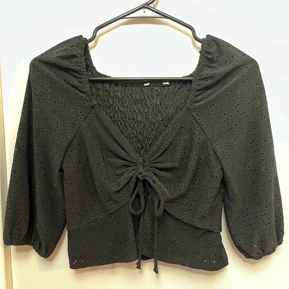 Black Crop Top